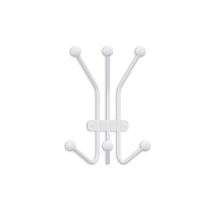 Wallity Ant-B Gancho de Pared Metálico Blanco Wallity Ant-B Gancho de Pared Metálico Blanco